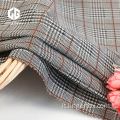 Tessuto jacquard in rayon di nylon tinto filo in plaid